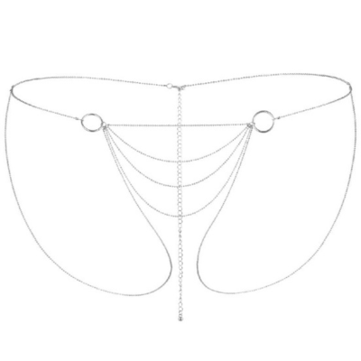 Elegante cadena corporal con diseño en forma de culotte para llevar sobre tu lencerías más sexy.