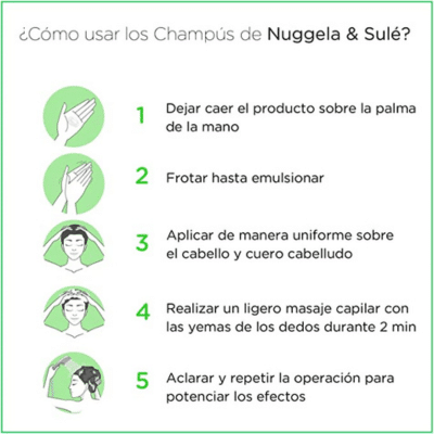 C​​hampú 100% Green de Nuggela & Sulé, una poderosa unión de activos naturales con proteínas marinas y vegetales.