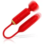 Varita de doble placer, Vibrador resistente al agua, Juguete sexual recargable, Vibrador para parejas,