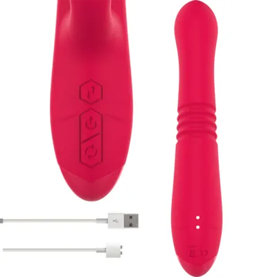 Vibrador vaginal, vibrador con lengua, vibrador con movimiento