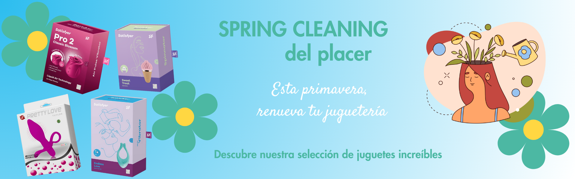 banner, primavera, juguetería erótica, juguetes, spring cleaning